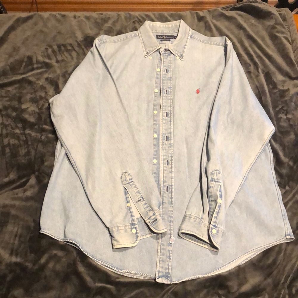 Denim Ralph Lauren Polo Button Down XL shirt